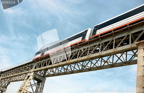 Image of Speeding train