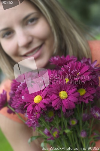 Image of Flowers Woman