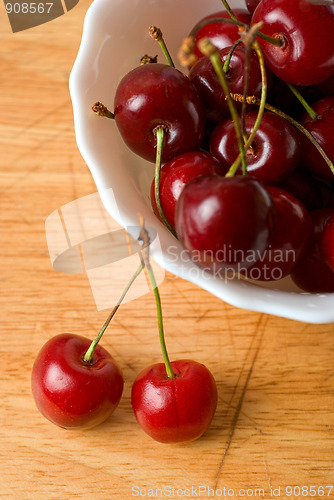 Image of ripe cherries