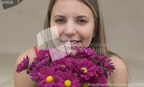 Image of Flowers Woman