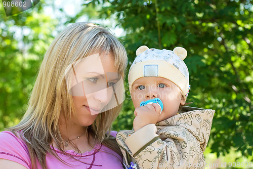 Image of happy mum and her boy