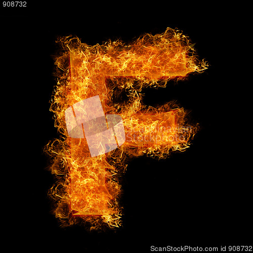 Image of Fire letter F