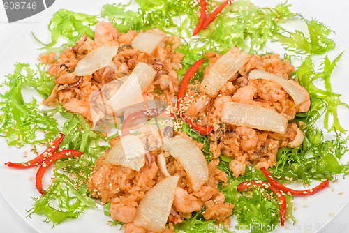 Image of Rice with roast vegetables