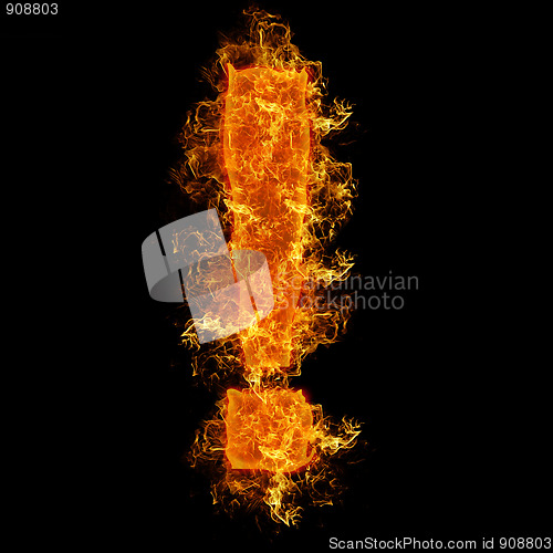Image of Fire sign query exclamation