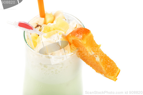 Image of milk fruit cocktail