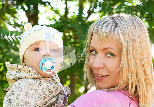 Image of happy mum and her boy