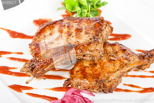 Image of Roasted pork meat
