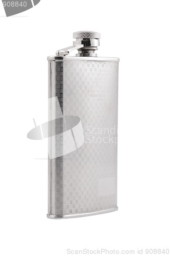 Image of metallic flask