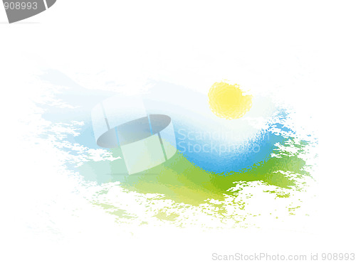 Image of Abstract nature landscape
