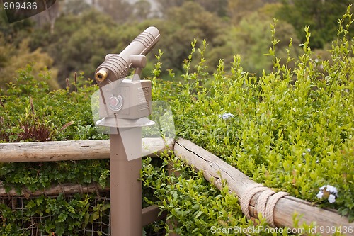 Image of Public Coin Operated Telescope at Wilderness Overlook