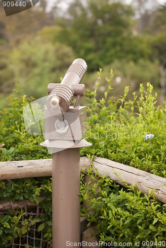 Image of Public Coin Operated Telescope at Wilderness Overlook