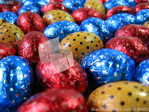 Image of Colorful Easter eggs