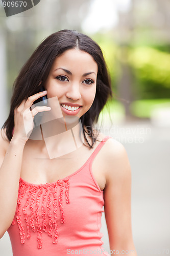 Image of Woman on the phone