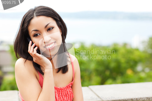 Image of Woman on the phone