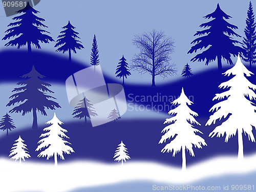 Image of winter background