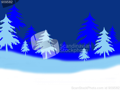 Image of abstract winter background