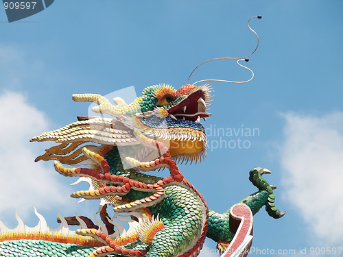 Image of Chinese buddist temple roof