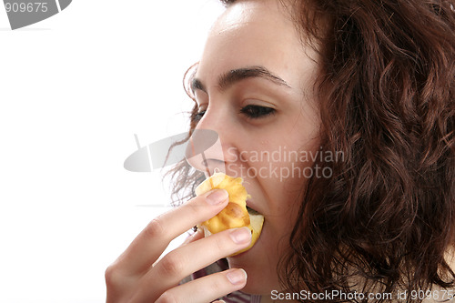 Image of Hungry woman