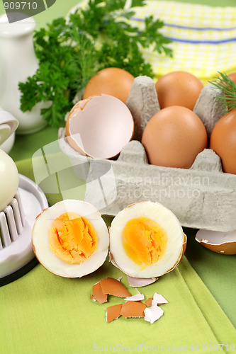 Image of Cracked Boiled Eggs