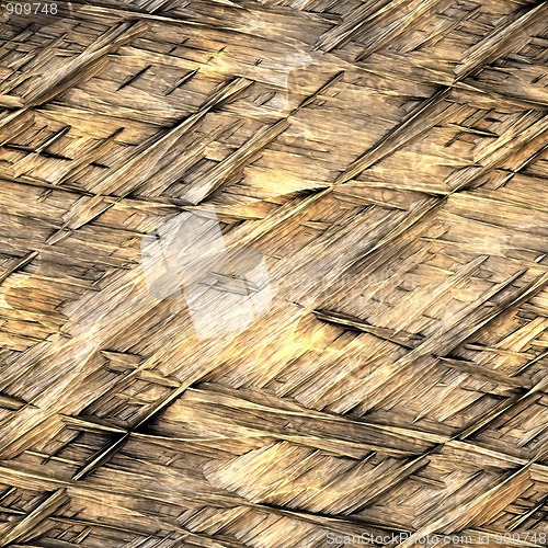 Image of straw thatch background