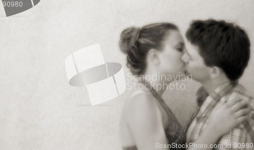 Image of Kissing Couple