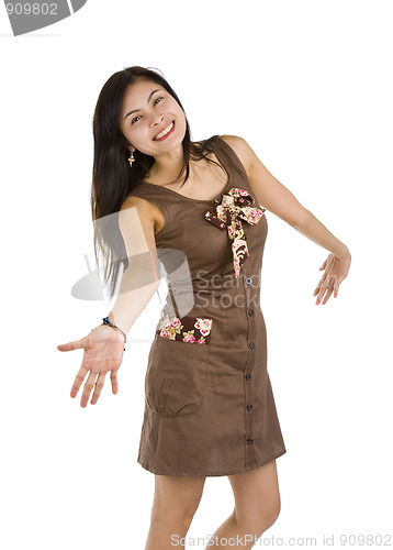 Image of happy young woman