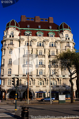 Image of Old building on Strandvagen in Ostermalm