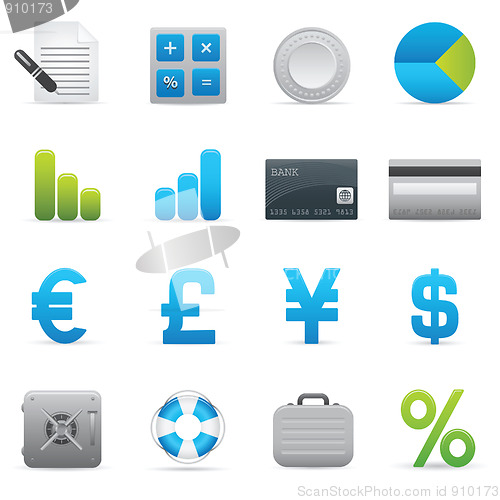 Image of Finance Icons | Indigo Series 01