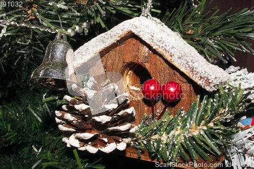 Image of house decoration with cone