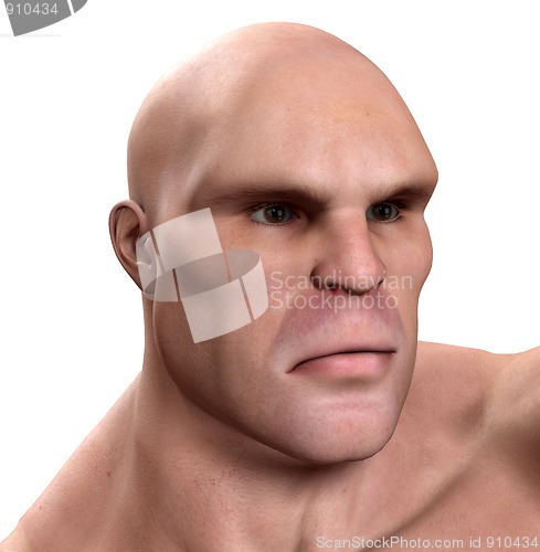 Image of Strong Mans Face 