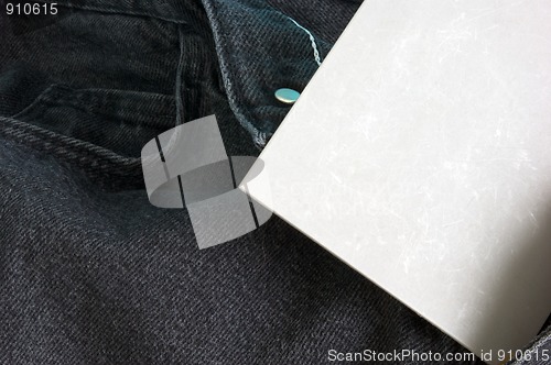 Image of grey card in pants
