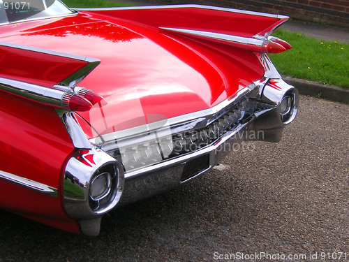 Image of classic car trunk