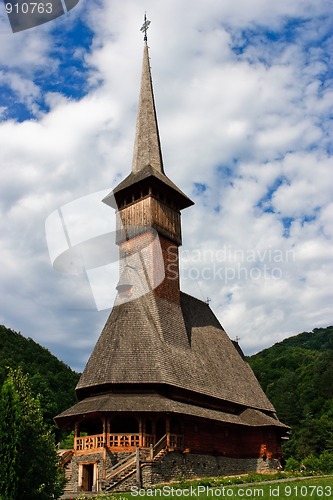 Image of Barsana monastery wooden church