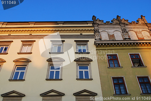 Image of old house on the Main Square in Cracow