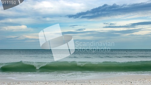 Image of morning clouds over the gulf