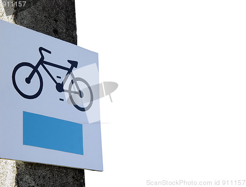 Image of bike sign