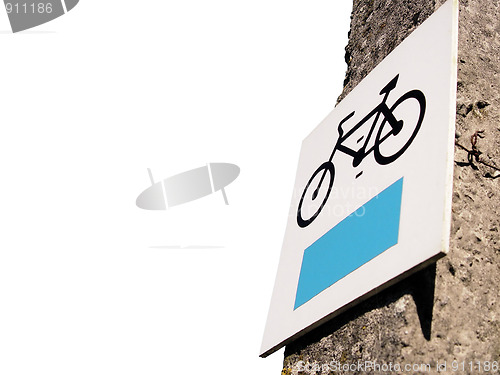 Image of bike sign