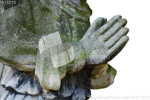 Image of stone hands 