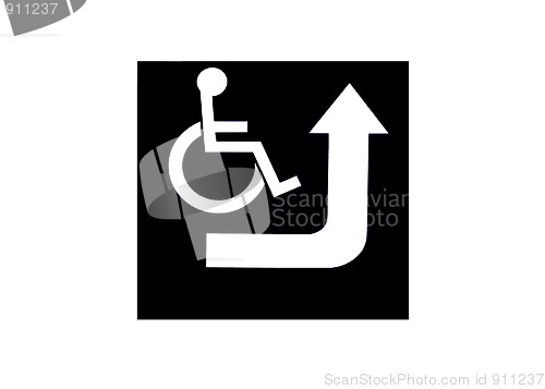 Image of sign for disabled parking 