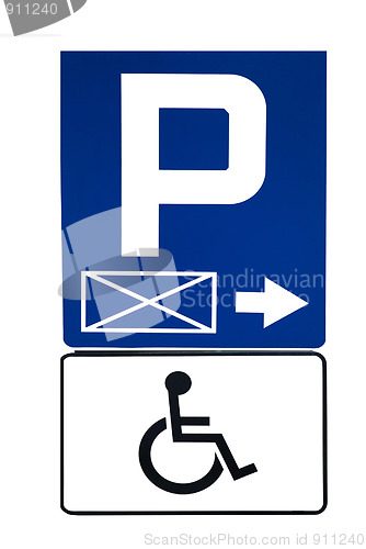 Image of parking sign