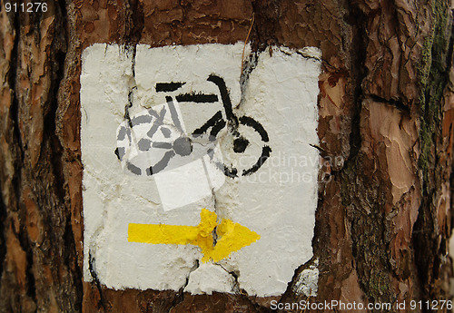Image of bicycle sign