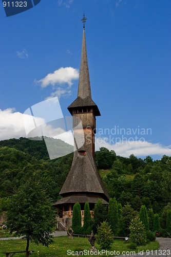 Image of Barsana monastery wooden church