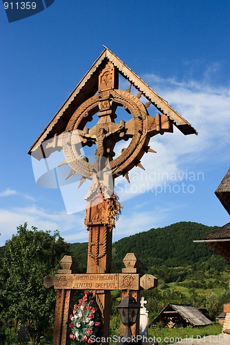 Image of Catholic wooden crucifix