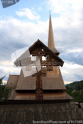 Image of Cross and church