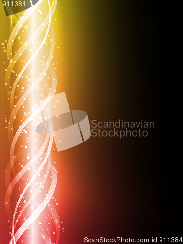 Image of Red an Yellow Colorful Glowing Lines Background. 