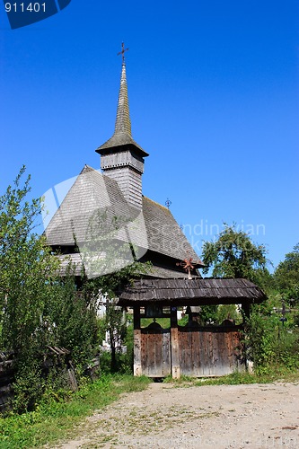 Image of Old wooden church in Salistea de Sus, Maramures