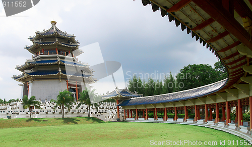 Image of Pagoda. Traditional Chinese Temple