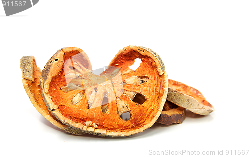 Image of Bale Fruit dried tee. Isolated on white.