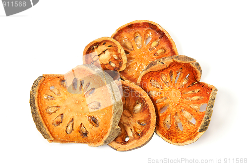 Image of Bale Fruit dried tee. Isolated on white.