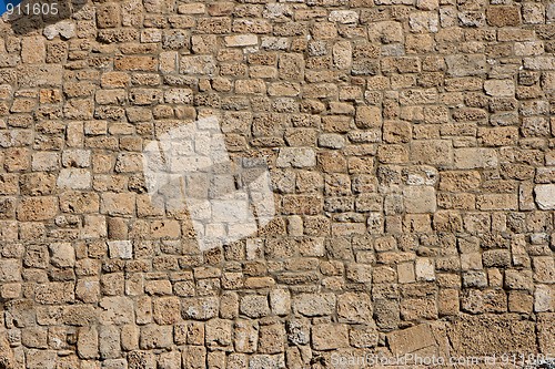 Image of Ancient stone wall texture